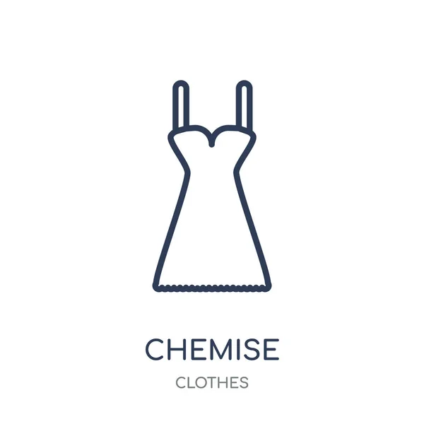 Ícone Química Chemise Design Símbolos Lineares Coleção Roupas Desenho Simples —  Vetores de Stock