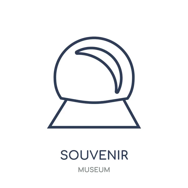 Εικονίδιο Σουβενίρ Σουβενίρ Σύμβολο Γραμμική Σχεδίαση Από Συλλογή Του Μουσείου — Διανυσματικό Αρχείο