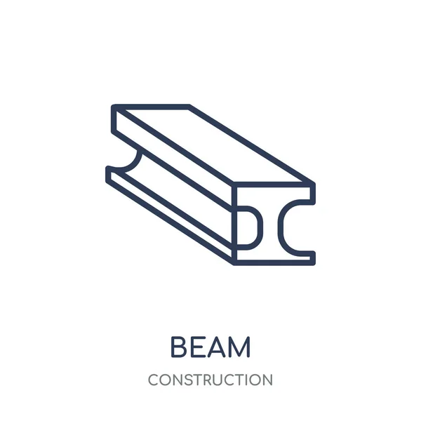 Beam Ikona Transportovat Lineární Symbol Designu Kolekce Konstrukce Jednoduchý Přehled — Stockový vektor