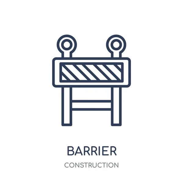 ไอคอน Barrier การออกแบบส กษณ งเส Barrier จากคอลเลกช นการก อสร ภาพเวกเตอร — ภาพเวกเตอร์สต็อก