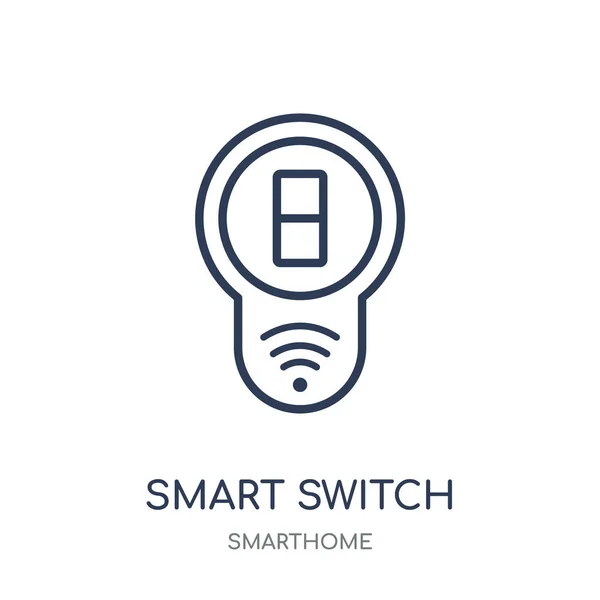 Smart Switch Ikonen Smart Switch Linjär Symbol Design Från Smarthome — Stock vektor