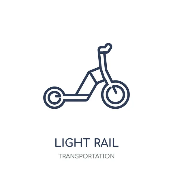 Stadtbahn Symbol Lineares Design Der Stadtbahn Aus Der Transport Sammlung — Stockvektor