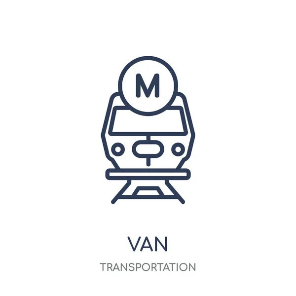 Van Ikone Lineares Symbol Design Aus Der Transport Sammlung — Stockvektor