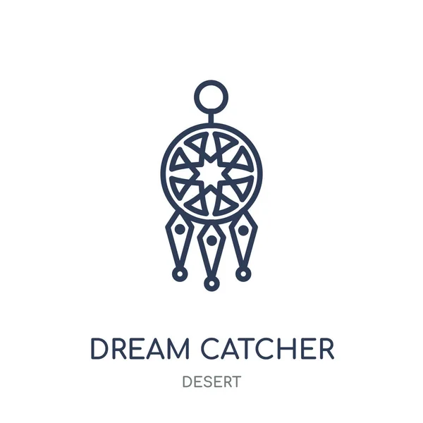 Dream Catcher icon. Dream Catcher linear symbol design from Desert collection. Simple outline element vector illustration on white background.