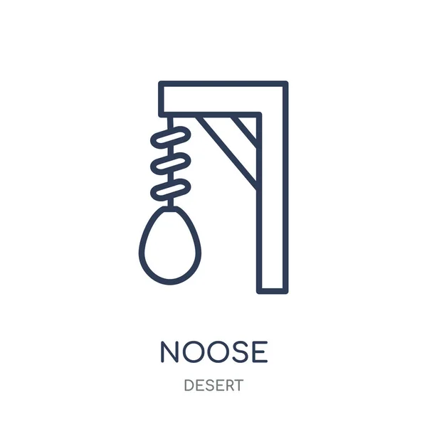 Schlinge Schlinge Lineares Symboldesign Aus Der Wüstensammlung Einfache Darstellung Von — Stockvektor