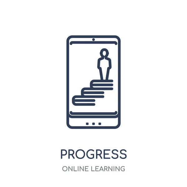 Progress Icon Progress Linear Symbol Design Online Learning Collection — Stock Vector