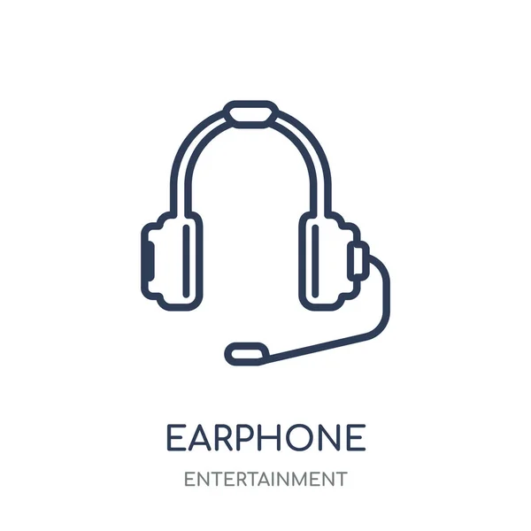Εικονίδιο Ακουστικών Ακουστικό Σύμβολο Γραμμική Σχεδίαση Από Συλλογή Διασκέδαση — Διανυσματικό Αρχείο