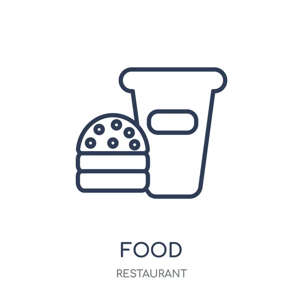 Food Icon Food Linear Symbol Design Restaurant Collection Simple Outline — Stock Vector