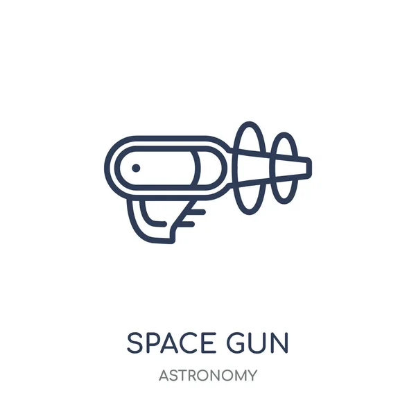 Space Gun Icon Space Gun Linear Symbol Design Astronomy Collection — Stock Vector