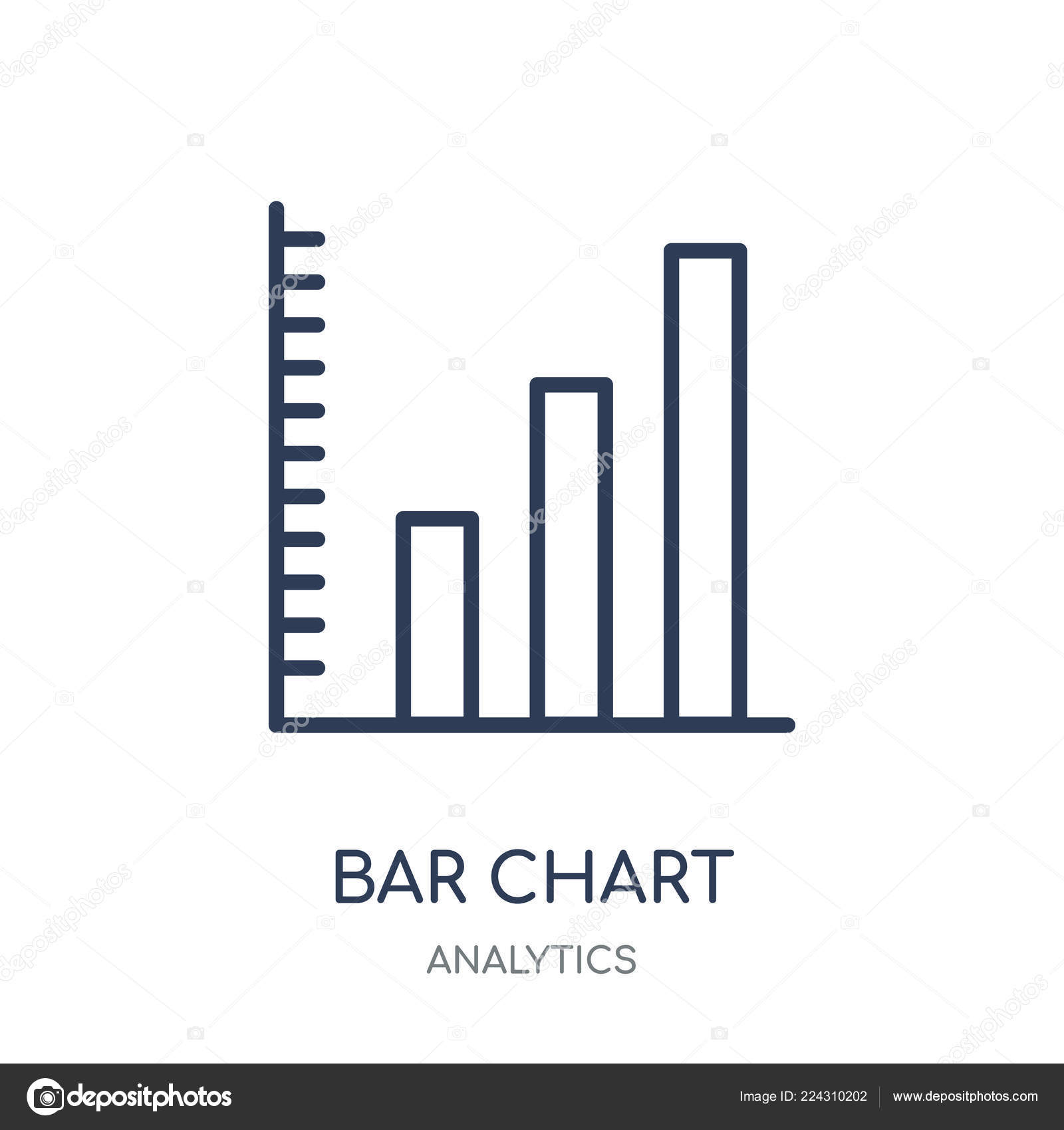 Bar Chart Outline