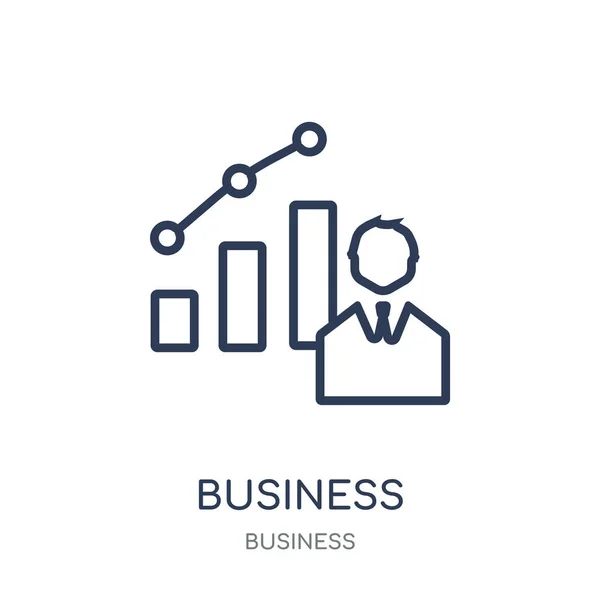 Geschäftsikone Lineares Symboldesign Aus Der Unternehmenssammlung Einfache Darstellung Von Umrisselementen — Stockvektor