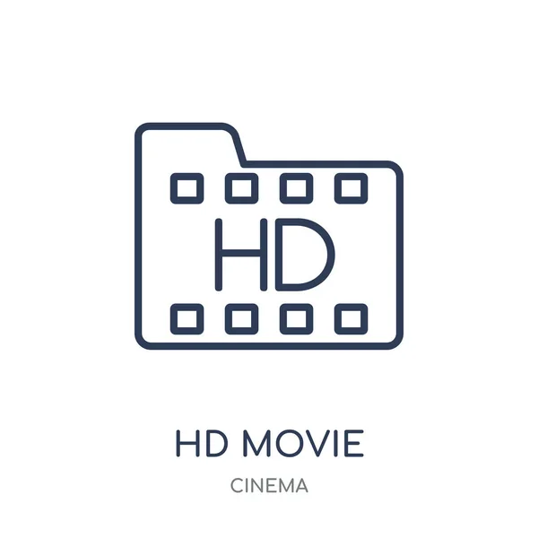 Film Ikone Film Lineare Symbolgestaltung Aus Der Kinosammlung Einfache Darstellung — Stockvektor