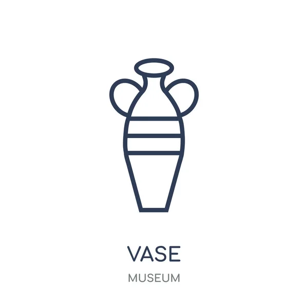 Vas Ikonen Vas Linjär Symbol Design Från Museets Samling Enkel — Stock vektor
