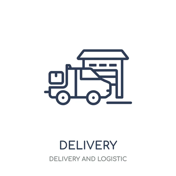 Delivery Icon Delivery Linear Symbol Design Delivery Logistic Collection — Stock Vector