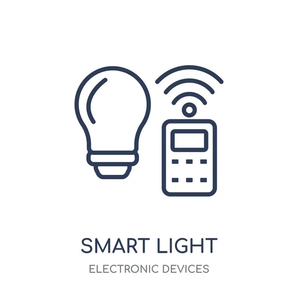 Intelligentes Licht Symbol Intelligentes Lineares Licht Symboldesign Aus Der Sammlung — Stockvektor