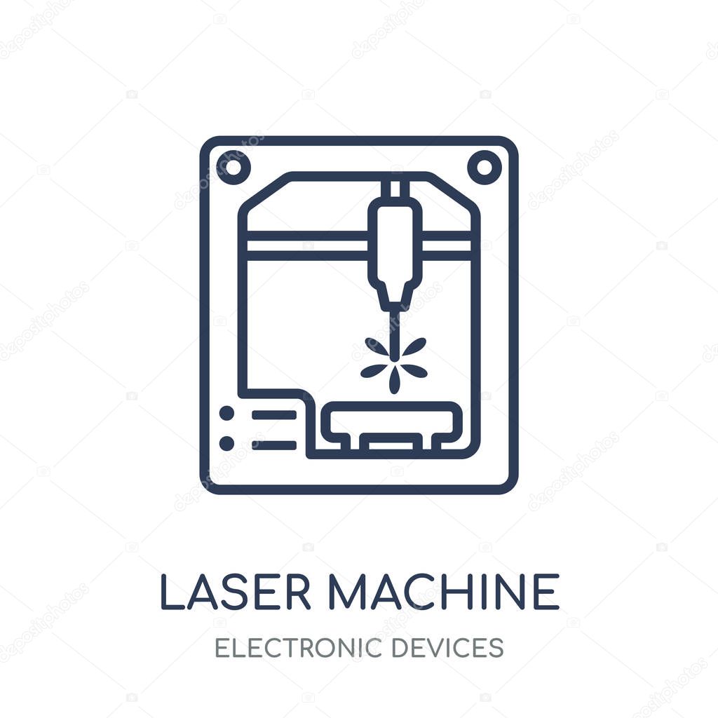 Laser Machine icon. Laser Machine linear symbol design from Electronic devices collection.