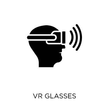 VR gözlük simgesi. VR gözlük simgesi tasarım gelecek teknoloji Collection.