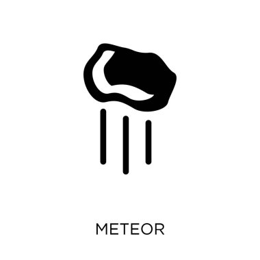 Meteor simgesi. Meteor sembolü tasarım astronomi Collection.