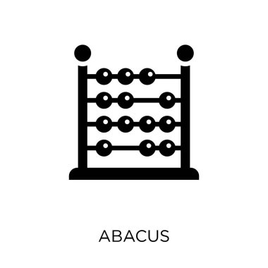 Abaküs simgesi. Abaküs sembolü tasarım eğitim Collection.