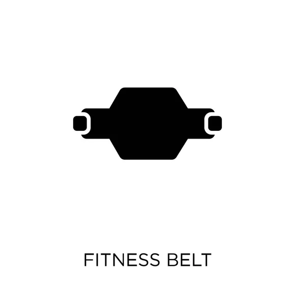Icona Della Cintura Fitness Fitness Cintura Simbolo Design Palestra Collezione — Vettoriale Stock