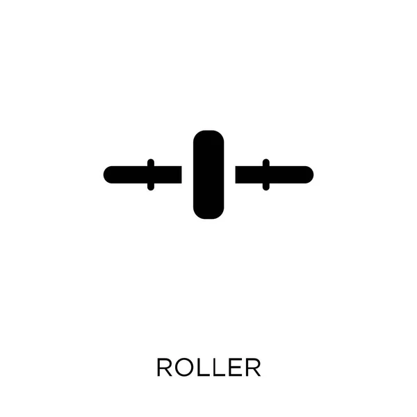 Roller Ikonra Roller Szimbólum Tervez Ból Tornaterem Fitness Collection Egyszerű — Stock Vector