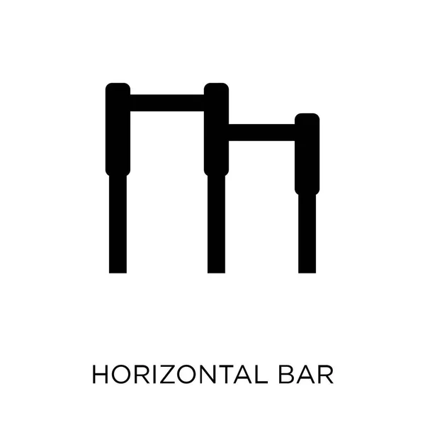 Значок Горизонтальная Полоса Дизайн Символов Horizontal Bar Спортивного Зала Фитнес — стоковый вектор