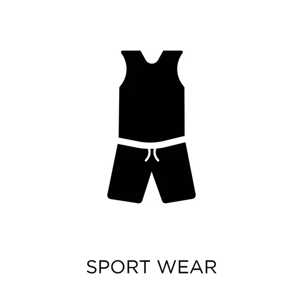 Sportbekleidung Symboldesign Für Sportbekleidung Aus Der Fitness Und Fitnesskollektion Einfache — Stockvektor