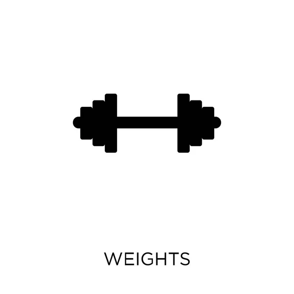 Icône Poids Conception Symboles Poids Collection Gym Fitness Illustration Vectorielle — Image vectorielle