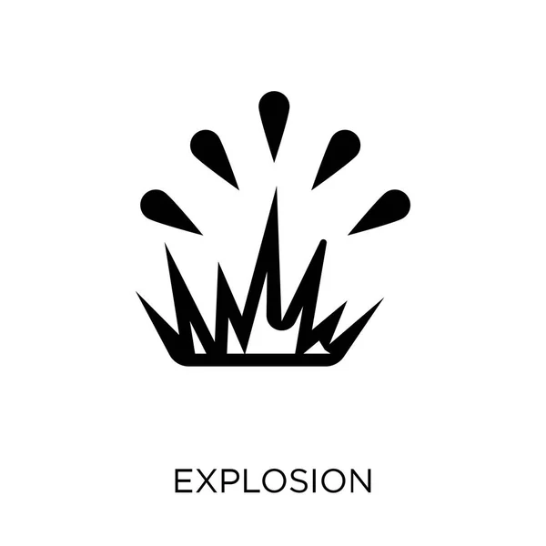 Icône Explosion Symbole Explosion Collection Army — Image vectorielle