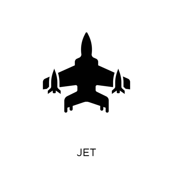 Jet Pictogram Jet Symbool Ontwerp Uit Leger Collectie — Stockvector