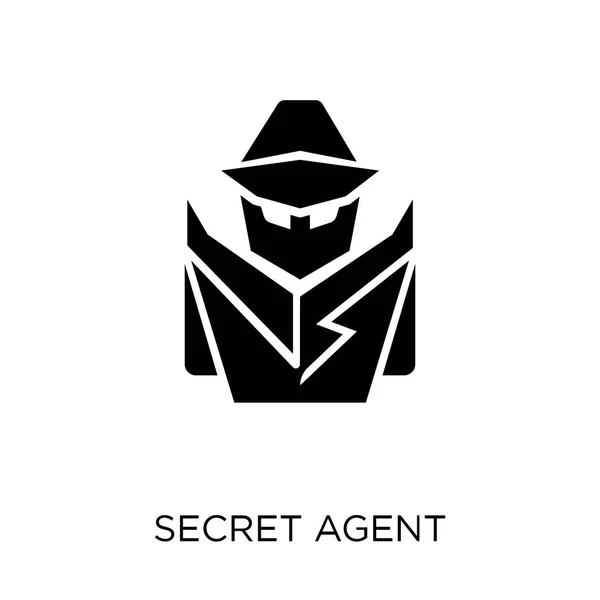 Секретний Агент Значок Дизайн Символом Секретний Агент Колекції Армії — стоковий вектор