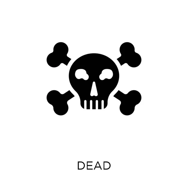 Icono Muerto Diseño Del Símbolo Muerto Colección Army — Vector de stock