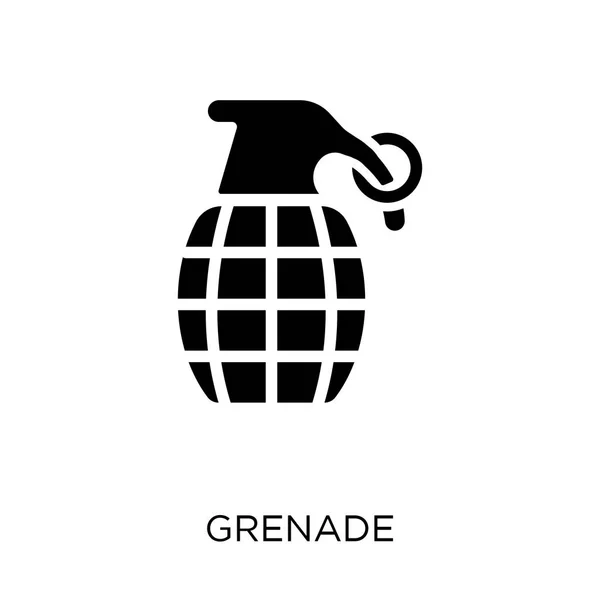 Granat Ikona Granat Symbolem Projekt Kolekcji Armii — Wektor stockowy