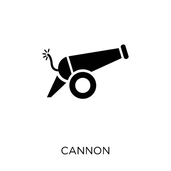 Cannon Ikona Cannon Symbol Designu Kolekce Armáda — Stockový vektor