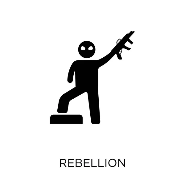 Icono Rebelión Diseño Símbolo Rebelión Colección Army — Vector de stock