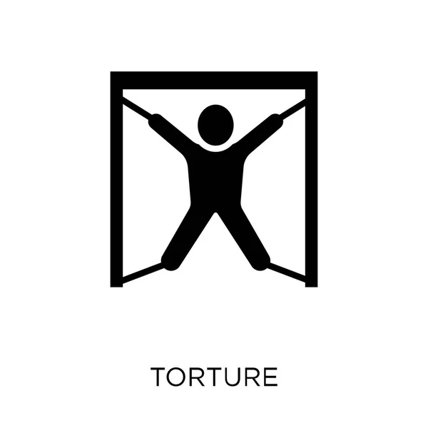 Εικονίδιο Βασανιστήρια Βασανιστήρια Σύμβολο Σχεδιασμού Από Συλλογή Στρατού — Διανυσματικό Αρχείο