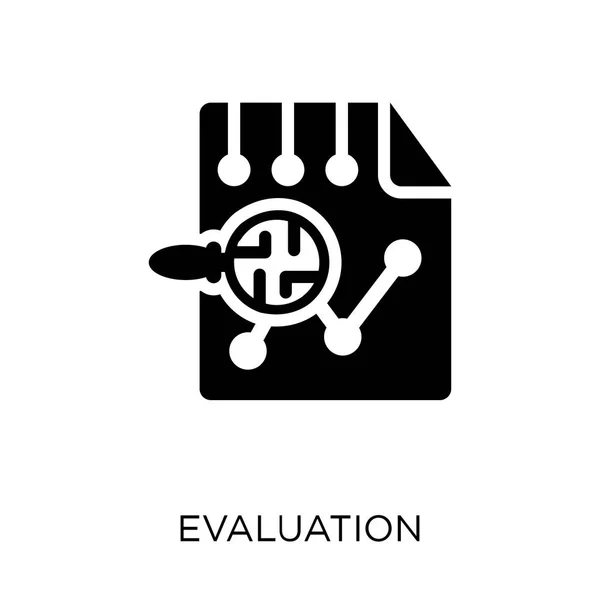 Ícone Avaliação Design Símbolo Avaliação Coleção Intellegência Artificial —  Vetores de Stock