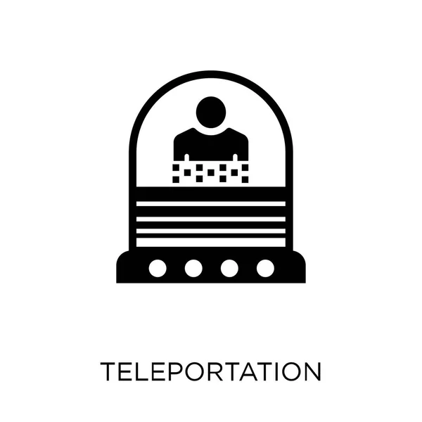 テレポーテーション アイコン 未来技術のコレクションからテレポーテーション シンボル デザイン — ストックベクタ