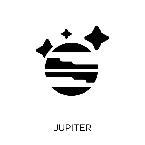 Icono Júpiter Diseño Del Símbolo Júpiter Colección Astronomía — Archivo Imágenes Vectoriales