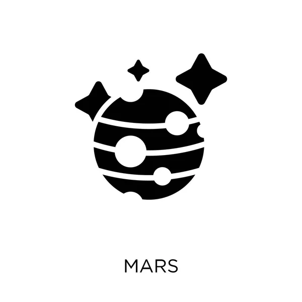 Icono Marte Diseño Del Símbolo Marte Colección Astronomía — Archivo Imágenes Vectoriales