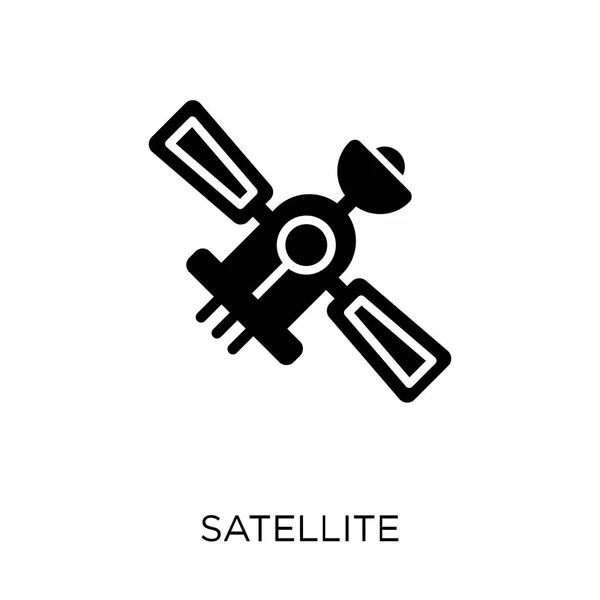 Satellit Ikonen Satellit Symbol Design Från Astronomi Samling — Stock vektor