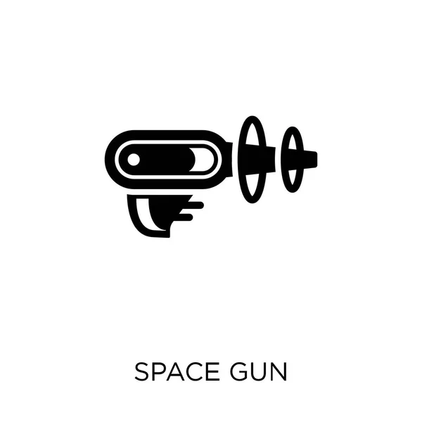 Ikona Pistolet Przestrzeni Projekt Symbol Pistolet Kolekcji Astronomii — Wektor stockowy
