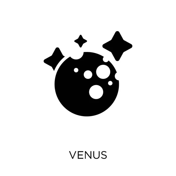Ikona Wenus Projekt Symbol Wenus Kolekcji Astronomii — Wektor stockowy