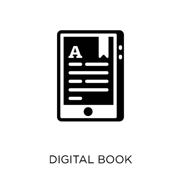 数字图书图标 从在线学习收藏中的数字图书符号设计 — 图库矢量图片