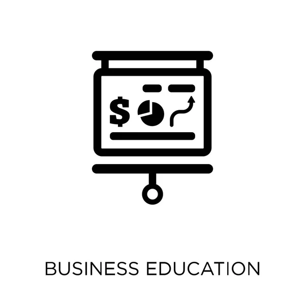 Business Onderwijs Pictogram Business Onderwijs Symbool Ontwerp Uit Onderwijs Collectie — Stockvector