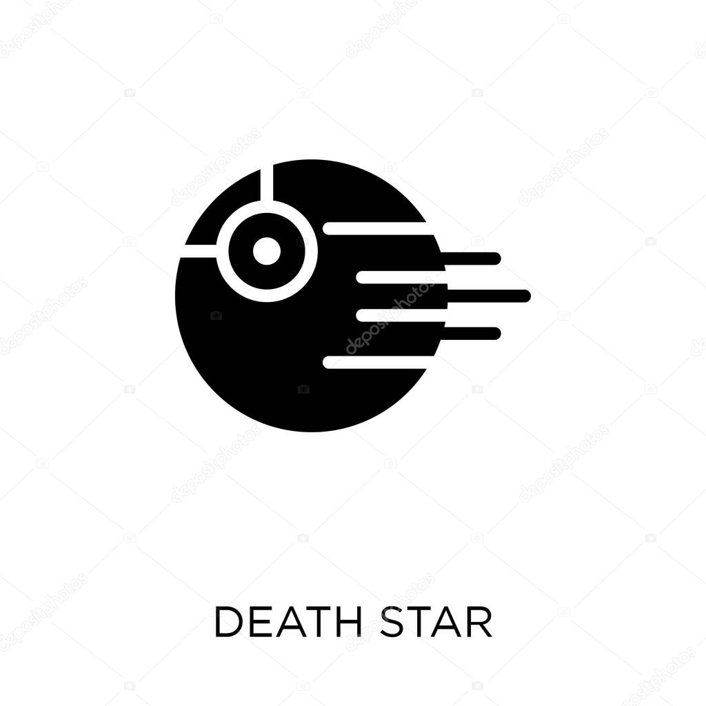 Death star icon. Death star symbol design from Astronomy collection.