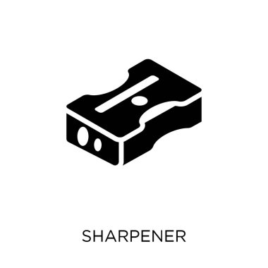 Kalemtıraş simgesi. Kalemtıraş sembolü tasarım eğitim Collection.