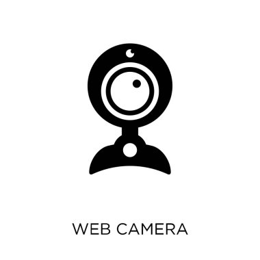 Web kamera simgesi. Web kamera simgesi tasarım koleksiyonu öğrenme Online.