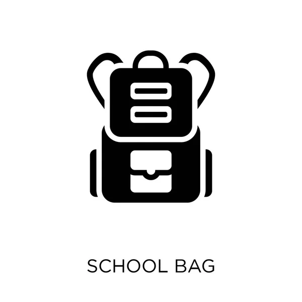 Σχολική Τσάντα Εικονίδιο Σχολική Τσάντα Σύμβολο Σχεδιασμού Από Συλλογή Εκπαίδευση — Διανυσματικό Αρχείο