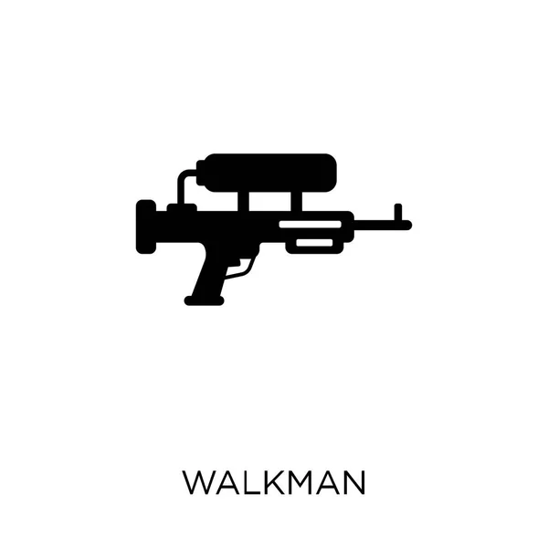 Ícone Walkman Design Símbolo Walkman Coleção Entretenimento — Vetor de Stock